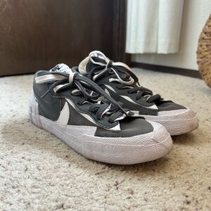 Nike Saki Shoes - Black and White